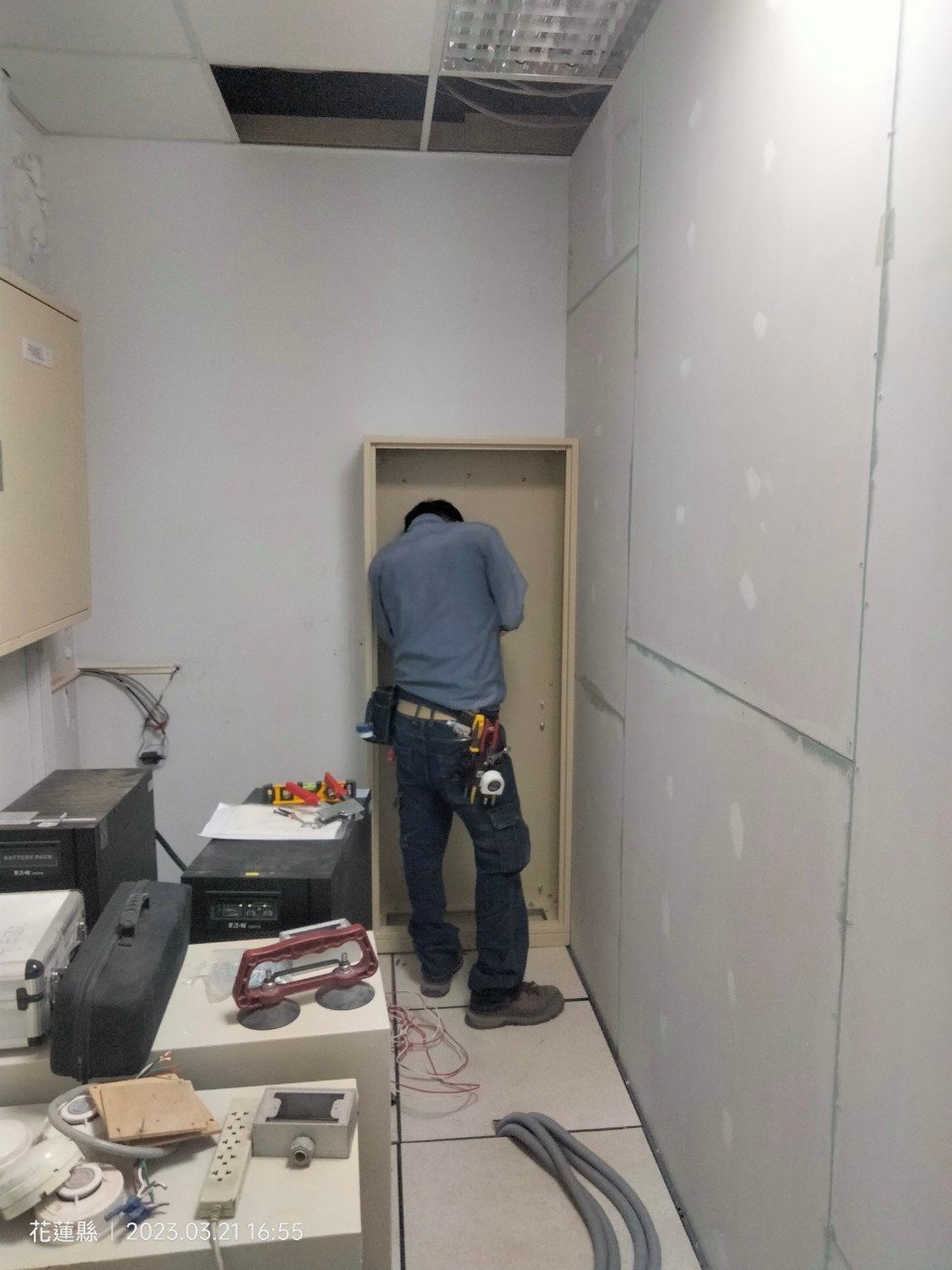 配電盤施工前