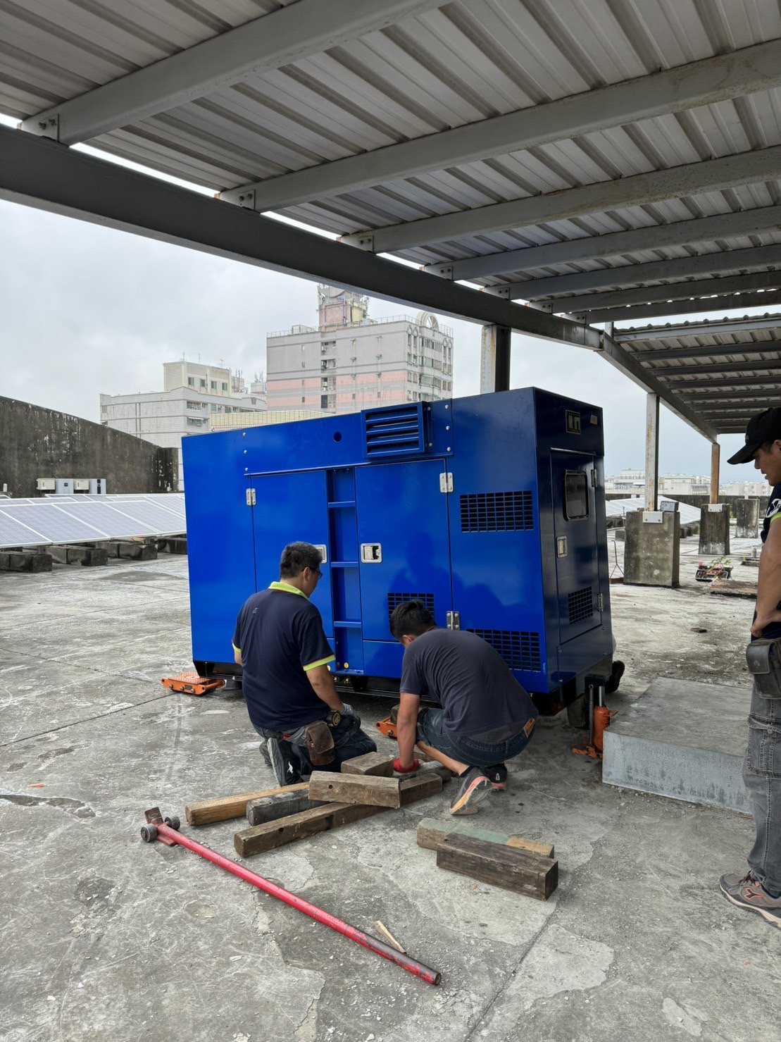 發電機安裝定位